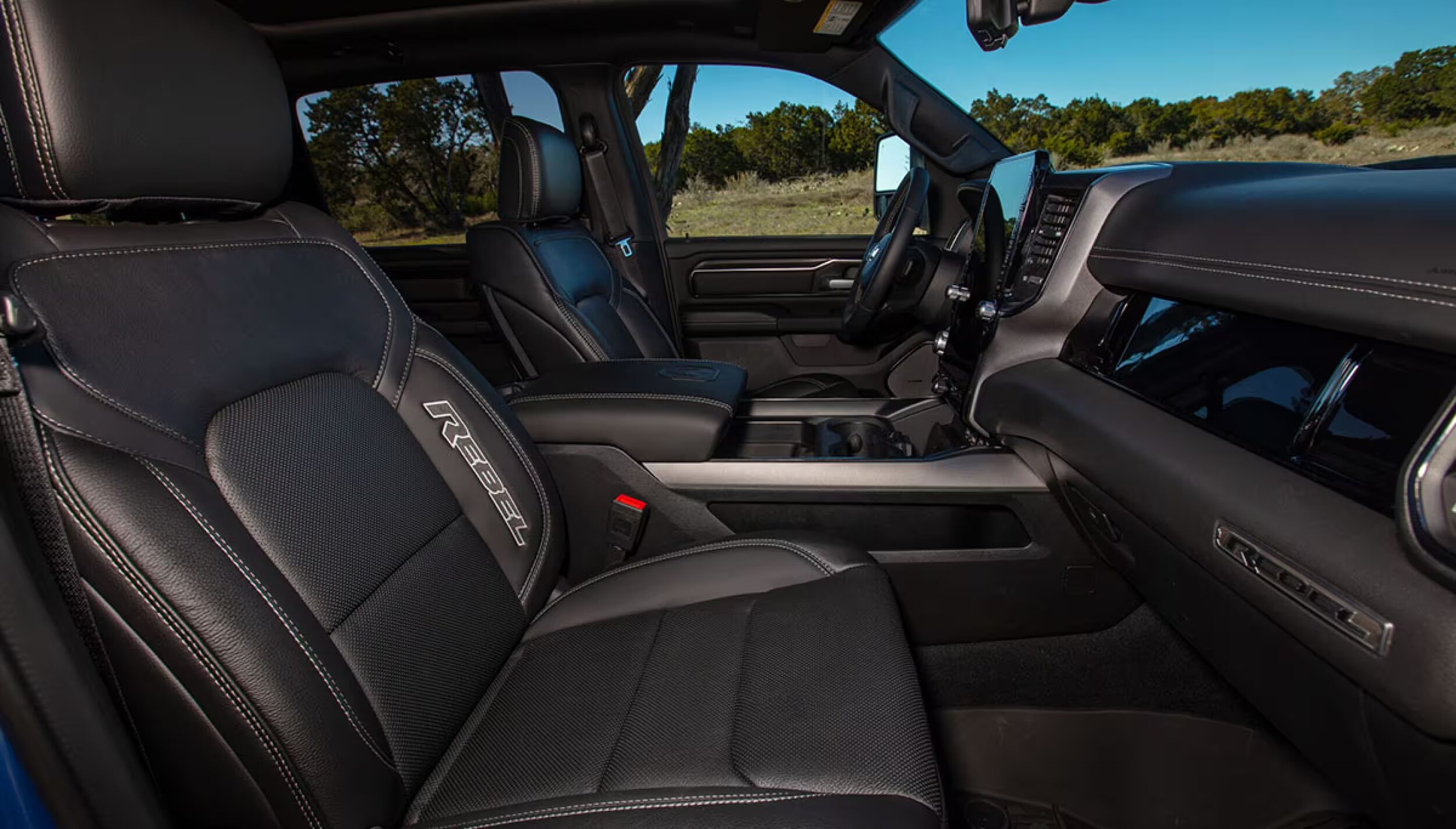 Interior of a 2025 Ram 1500 
