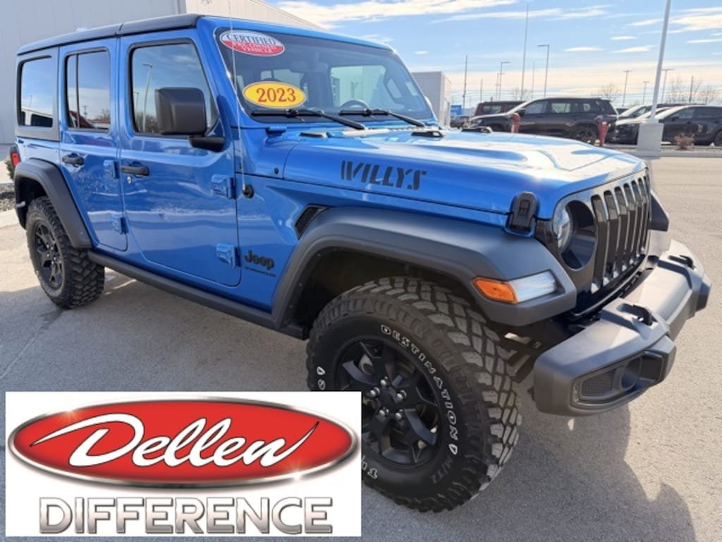 Certified 2023 Jeep Wrangler 4-DOOR SPORT 4X4 SUV