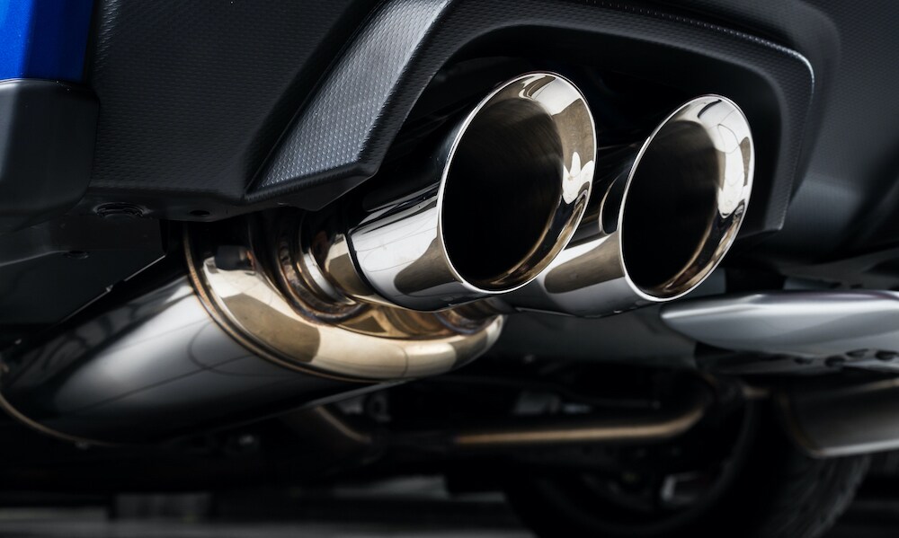 Double Chrome Exhuast Pipes