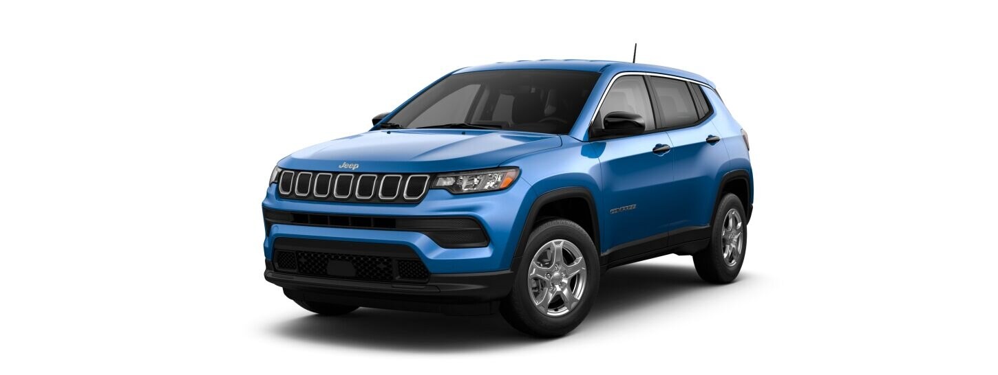 2022 Jeep Compass in Laser Blue Pearl