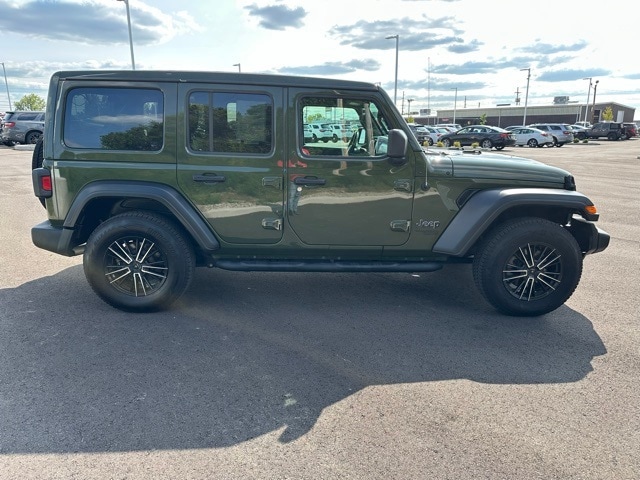 Certified 2020 Jeep Wrangler Unlimited Sport S with VIN 1C4HJXDN9LW316674 for sale in Greenfield, IN