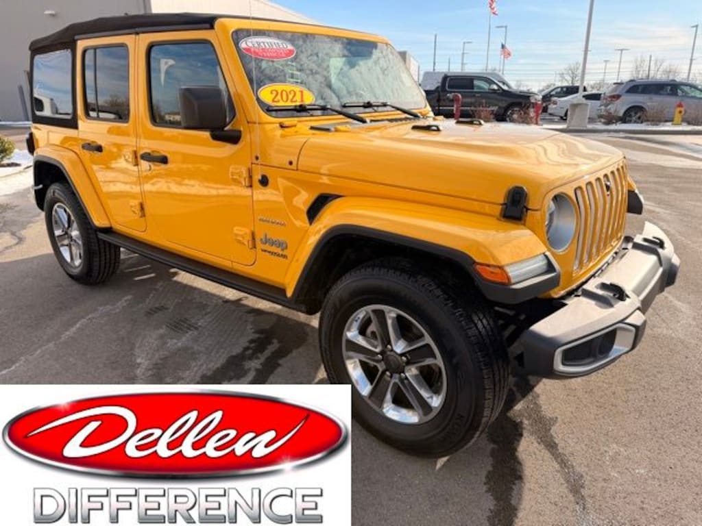 Certified 2021 Jeep Wrangler Unlimited Sahara SUV