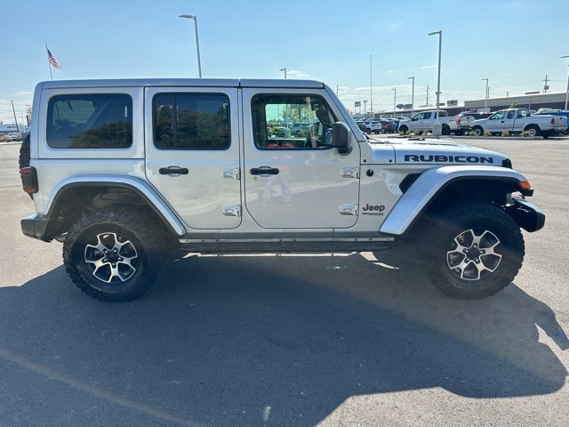 Certified 2022 Jeep Wrangler Unlimited Rubicon with VIN 1C4HJXFGXNW193114 for sale in Greenfield, IN