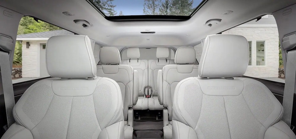 Interior View of Three Row Jeep Grand Cherokee L