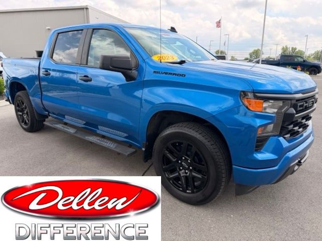 Used 2023 Chevrolet Silverado 1500 Custom Truck Crew Cab