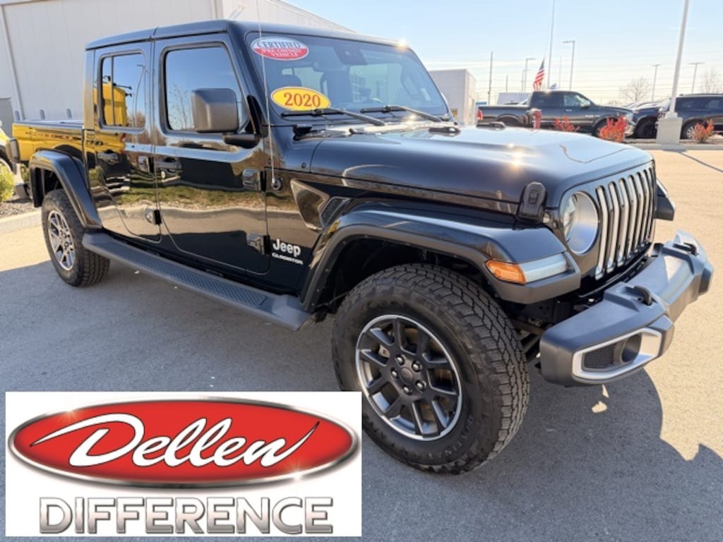 Certified 2020 Jeep Gladiator Overland Truck Crew Cab