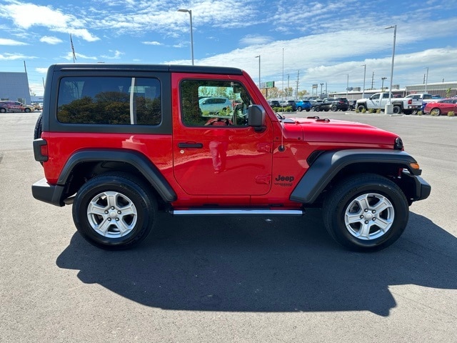 Certified 2021 Jeep Wrangler Sport S with VIN 1C4GJXAG2MW829753 for sale in Greenfield, IN