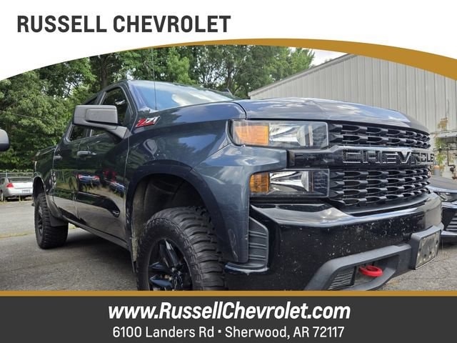 Shadow Gray Metallic 2021 Chevrolet Silverado 1500 Pickup Truck Four-Wheel Drive Automatic