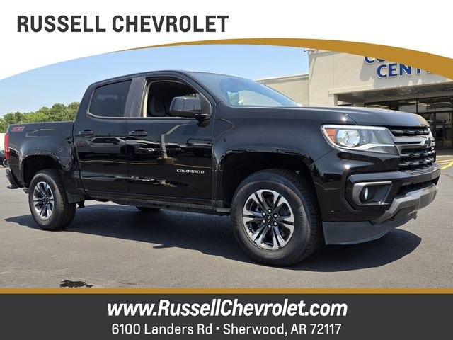 Black 2021 Chevrolet Colorado Pickup Truck Four-Wheel Drive Automatic