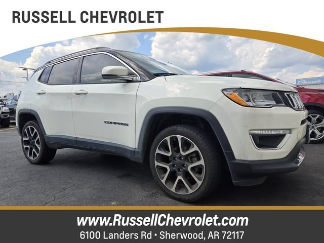 White Clearcoat 2018 Jeep Compass SUV / Crossover Four-Wheel Drive Automatic