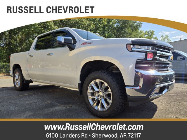 White (Iridescent Pearl Tricoat) 2020 Chevrolet Silverado 1500 Pickup Truck Four-Wheel Drive Automatic