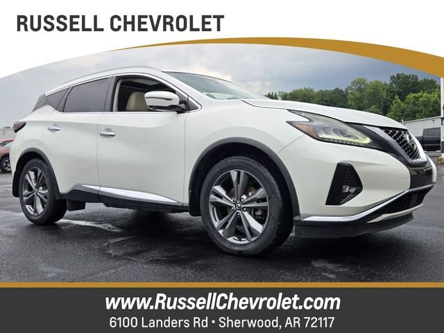 Pearl White Trico 2019 Nissan Murano Platinum FWD SUV / Crossover Front-Wheel Drive