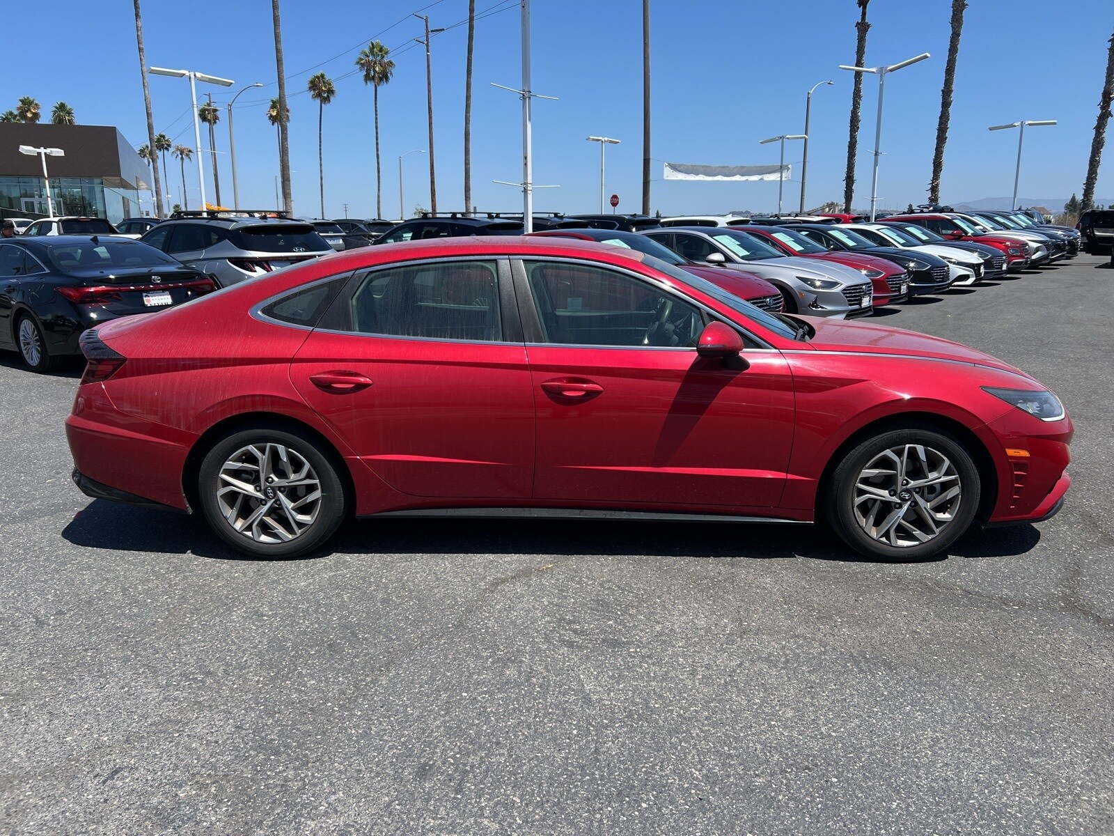 Certified 2021 Hyundai Sonata SEL with VIN 5NPEL4JA4MH084702 for sale in Anaheim, CA