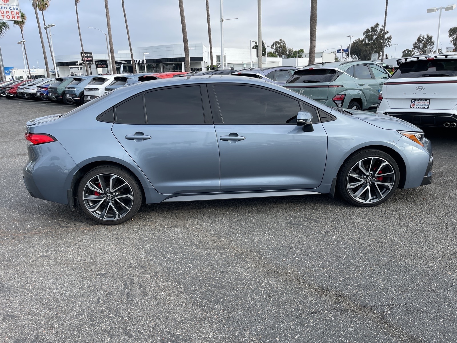 Used 2022 Toyota Corolla SE with VIN JTDS4MCE2NJ093133 for sale in Anaheim, CA