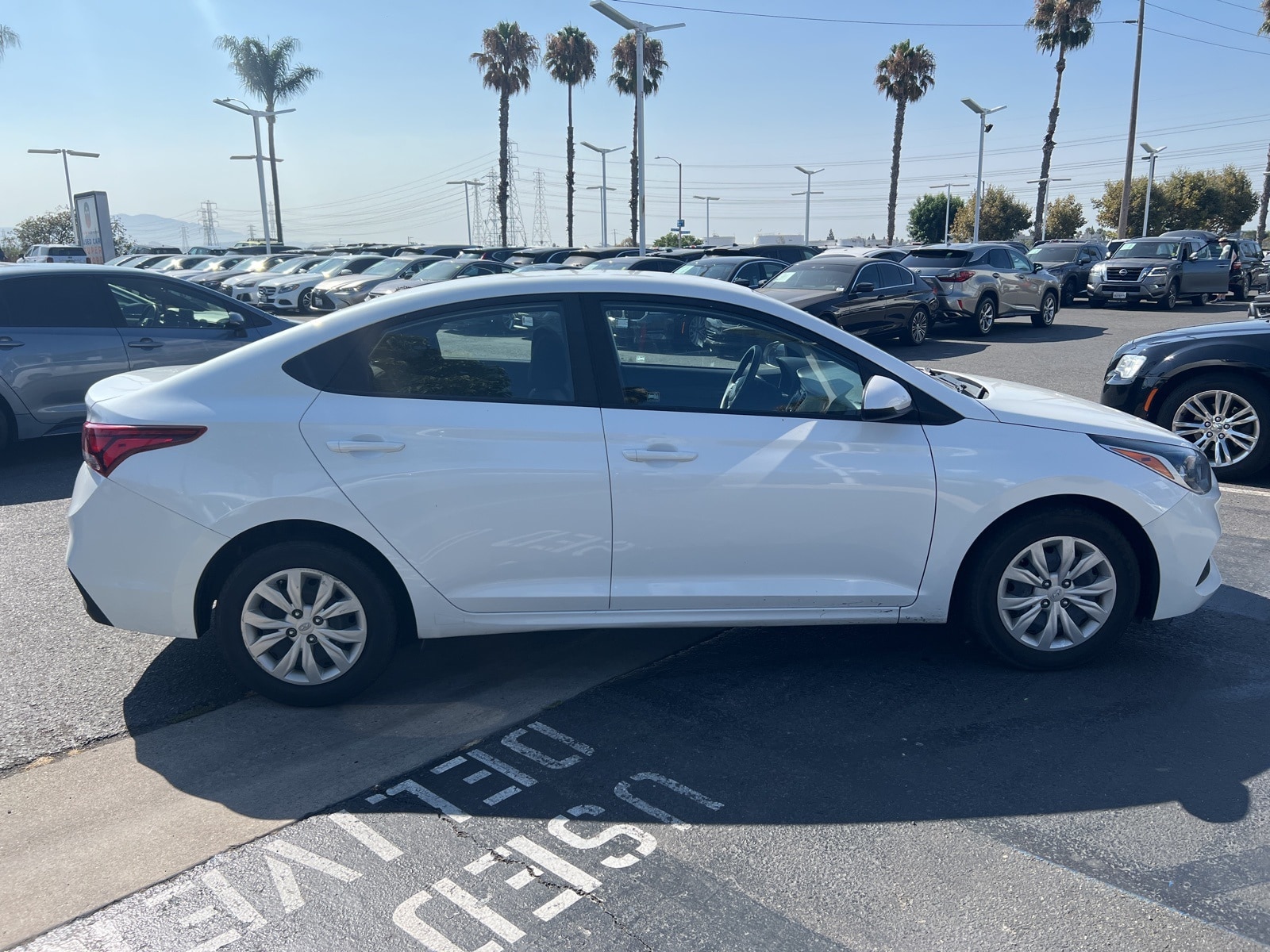 Certified 2020 Hyundai Accent SE with VIN 3KPC24A64LE112877 for sale in Anaheim, CA