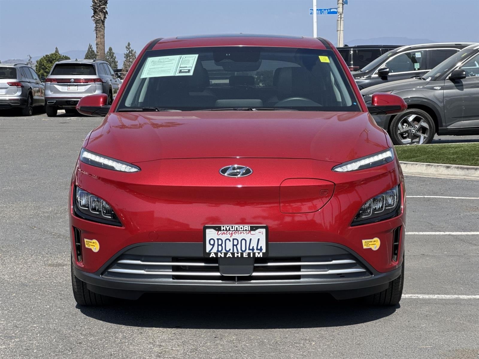 Used 2022 Hyundai Kona EV Limited with VIN KM8K53AG8NU152627 for sale in Anaheim, CA