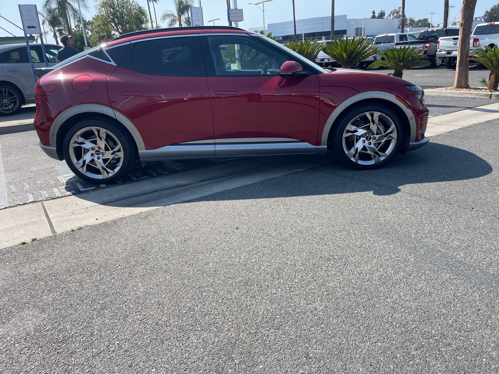 Used 2023 GENESIS GV60 Performance with VIN KMUKEDTBXPU003065 for sale in Anaheim, CA
