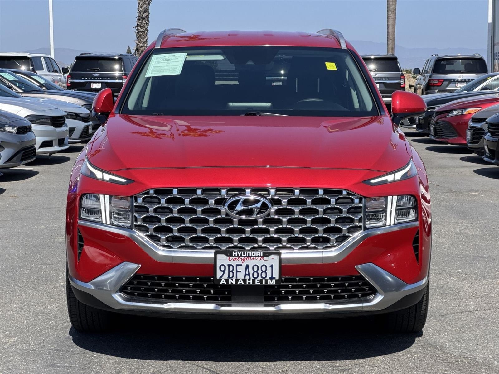 Used 2022 Hyundai Santa Fe SEL with VIN 5NMS24AJ5NH455869 for sale in Anaheim, CA