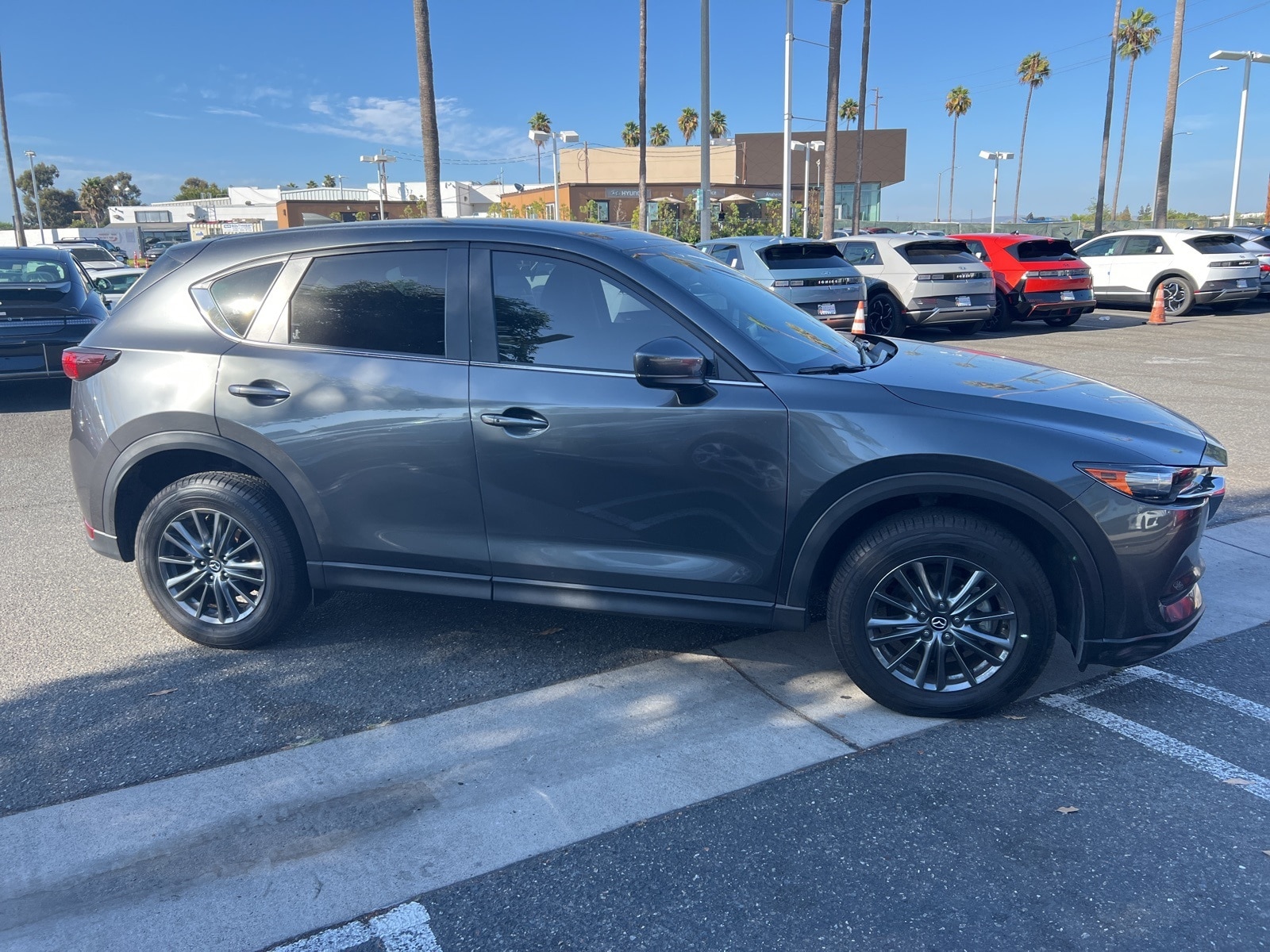 Used 2021 Mazda CX-5 Touring with VIN JM3KFACM1M0444741 for sale in Anaheim, CA