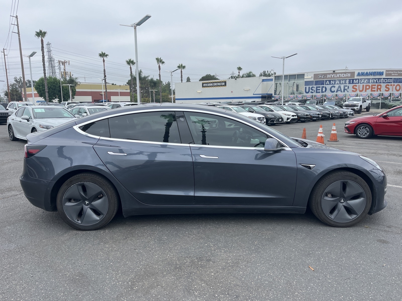 Used 2019 Tesla Model 3 Base with VIN 5YJ3E1EB1KF386348 for sale in Anaheim, CA