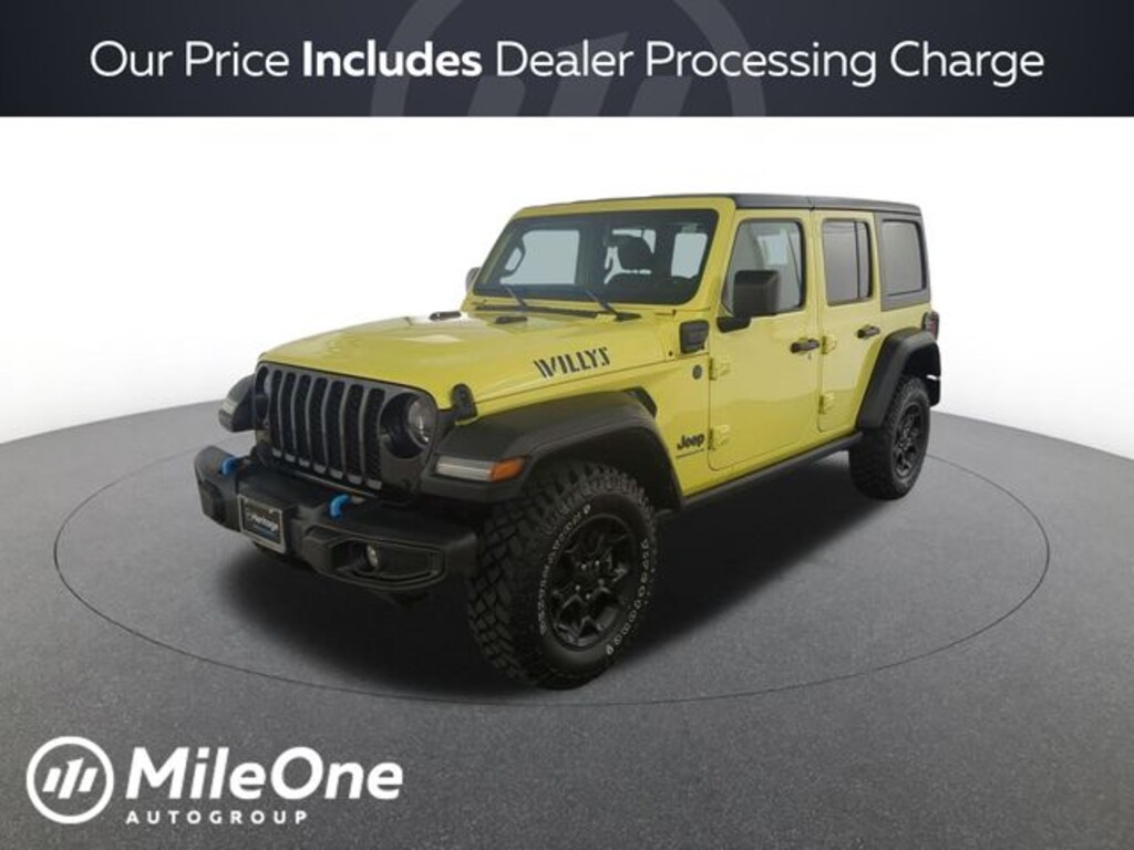 Used 2023 Jeep Wrangler Willys 4xe SUV