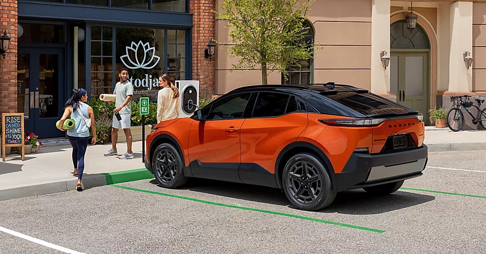 2026 Subaru Uncharted in a city parking lot