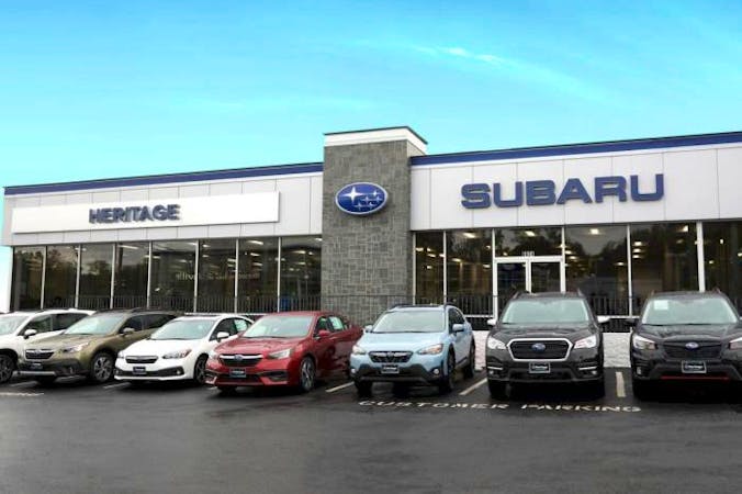 Front of Heritage Subaru Catonsville