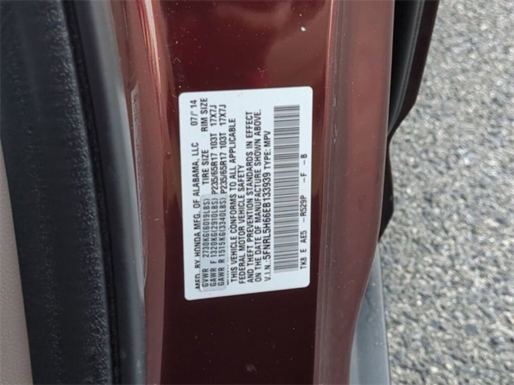 Used 2014 Honda Odyssey EX-L Passenger Van