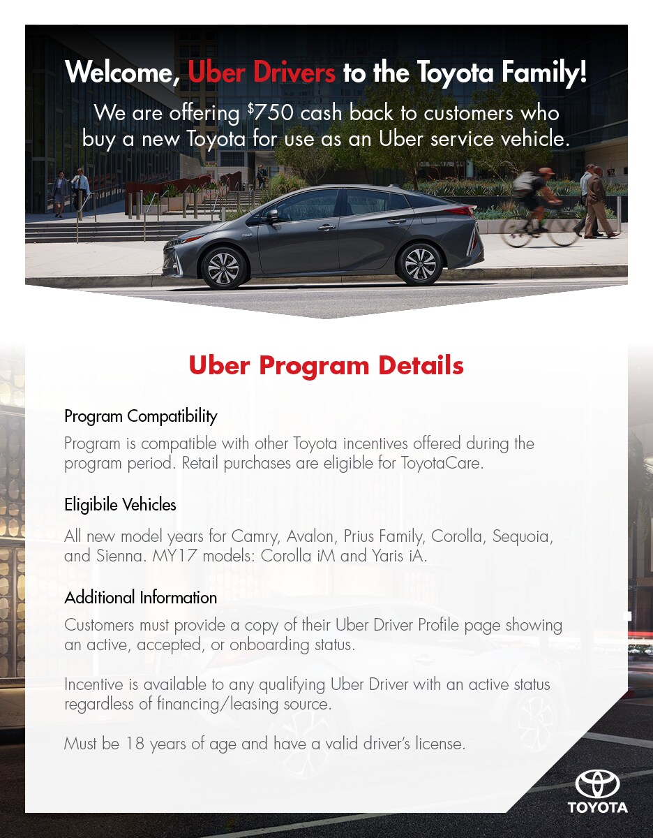 Toyota Uber Program  Heritage Toyota Catonsville