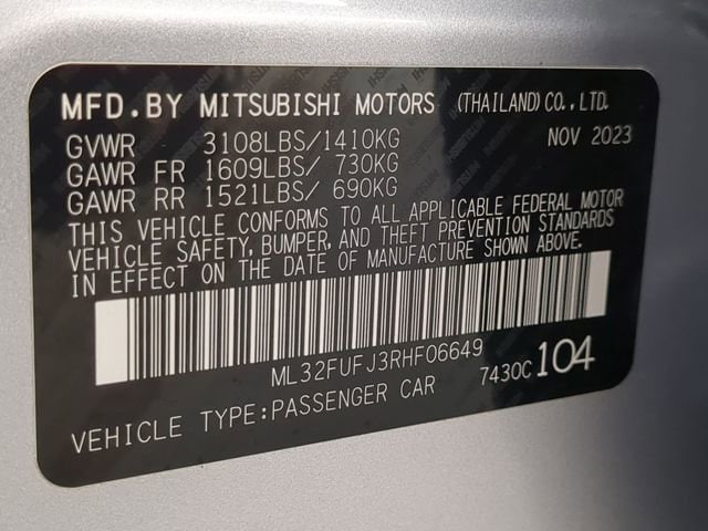 2024 Mitsubishi Mirage G4 ES - Photo 23