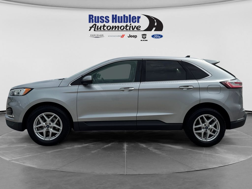 Used 2021 Ford Edge SEL with VIN 2FMPK3J95MBA09686 for sale in North Vernon, IN