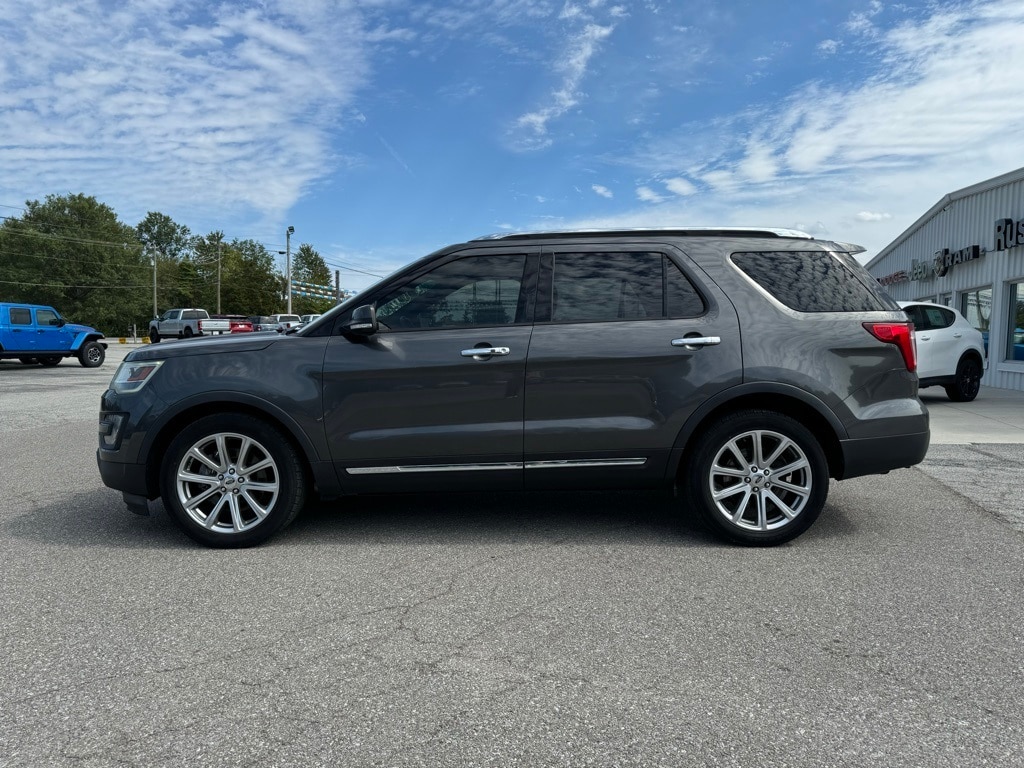 Used 2016 Ford Explorer Limited with VIN 1FM5K7F83GGA98198 for sale in North Vernon, IN