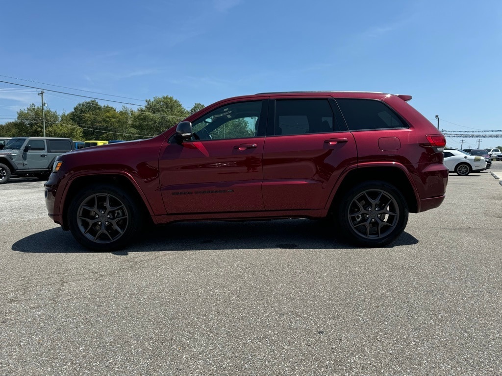 Used 2021 Jeep Grand Cherokee 80th Edition with VIN 1C4RJFBG6MC637772 for sale in North Vernon, IN