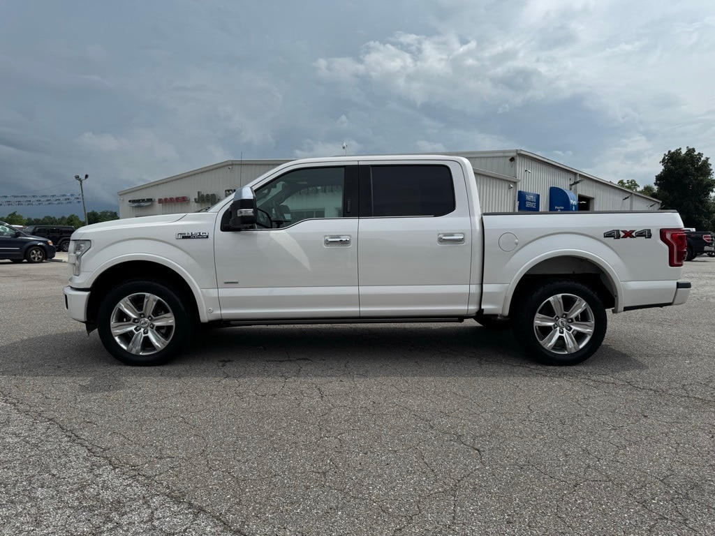 Used 2015 Ford F-150 Platinum with VIN 1FTEW1EG0FFC28196 for sale in North Vernon, IN