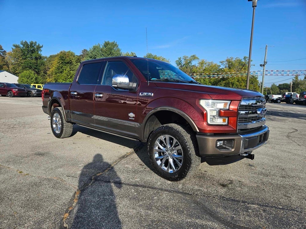 Used 2016 Ford F-150 King Ranch with VIN 1FTEW1EG1GFB97087 for sale in North Vernon, IN