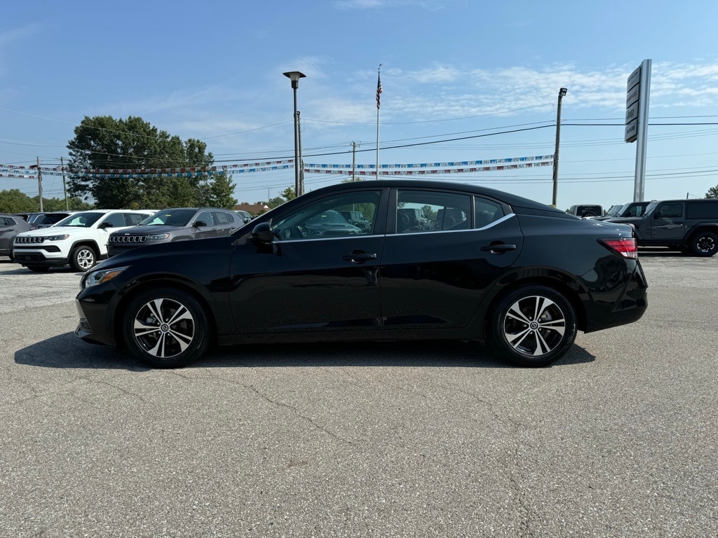 Used 2021 Nissan Sentra SV with VIN 3N1AB8CV5MY259361 for sale in North Vernon, IN