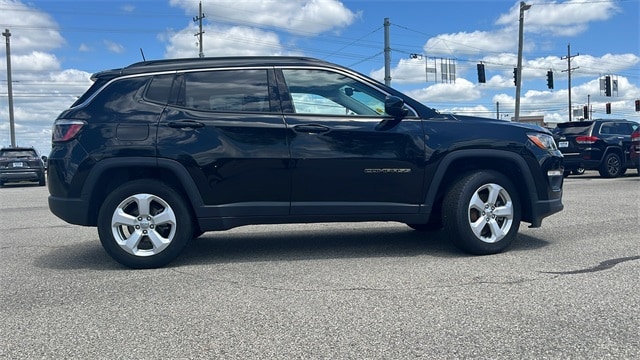 Used 2021 Jeep Compass Latitude with VIN 3C4NJDBB1MT525263 for sale in New Castle, IN