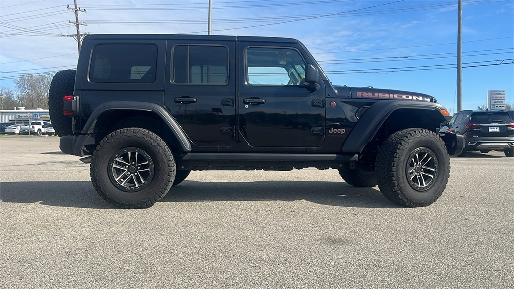 Used 2024 Jeep Wrangler 4-Door Rubicon with VIN 1C4RJXFG7RW169265 for sale in New Castle, IN