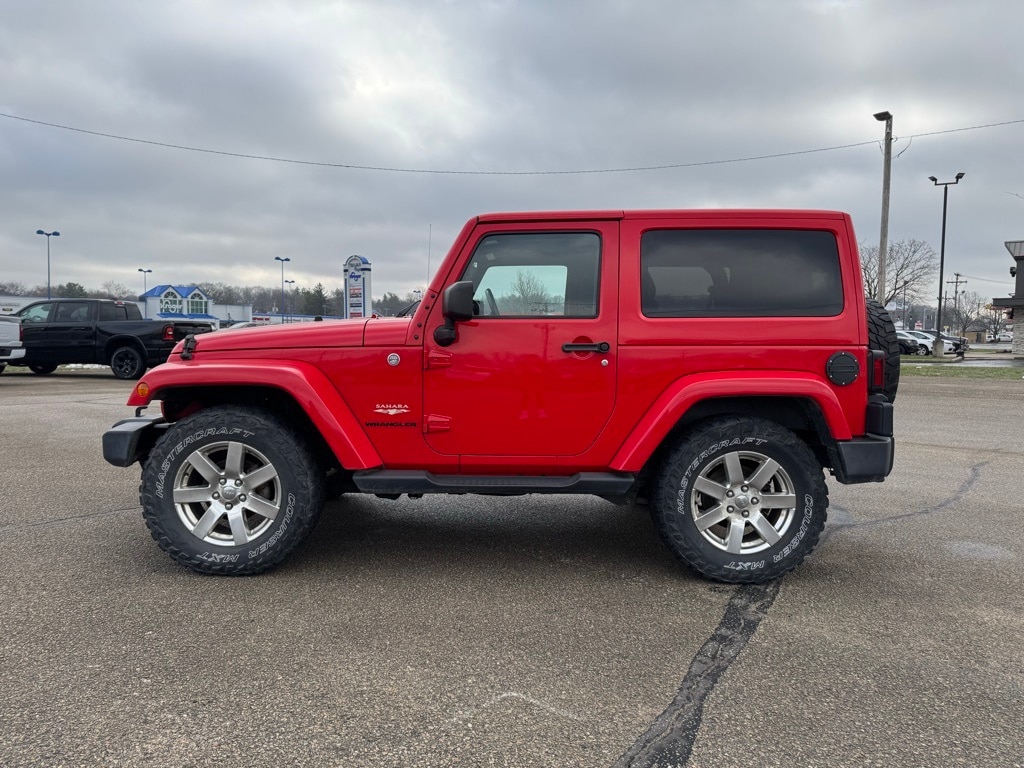 Used 2015 Jeep Wrangler Sahara with VIN 1C4AJWBG8FL654296 for sale in New Castle, IN