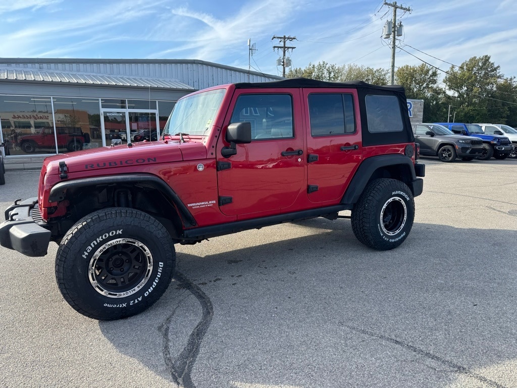 Used 2008 Jeep Wrangler Unlimited Rubicon with VIN 1J4GA69188L629701 for sale in New Castle, IN