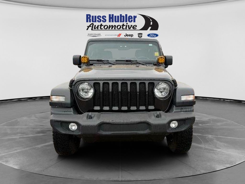 Used 2021 Jeep Wrangler Sport with VIN 1C4GJXANXMW693970 for sale in New Castle, IN