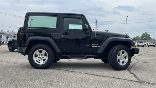 Used 2015 Jeep Wrangler Sport with VIN 1C4AJWAG3FL746756 for sale in New Castle, IN