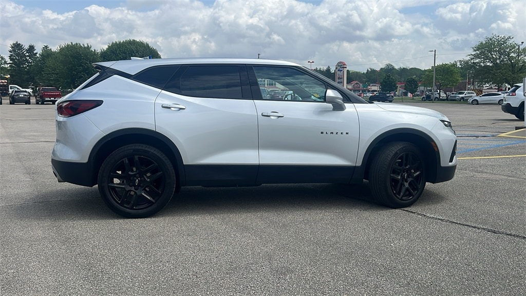 Used 2022 Chevrolet Blazer 2LT with VIN 3GNKBHR45NS163175 for sale in New Castle, IN