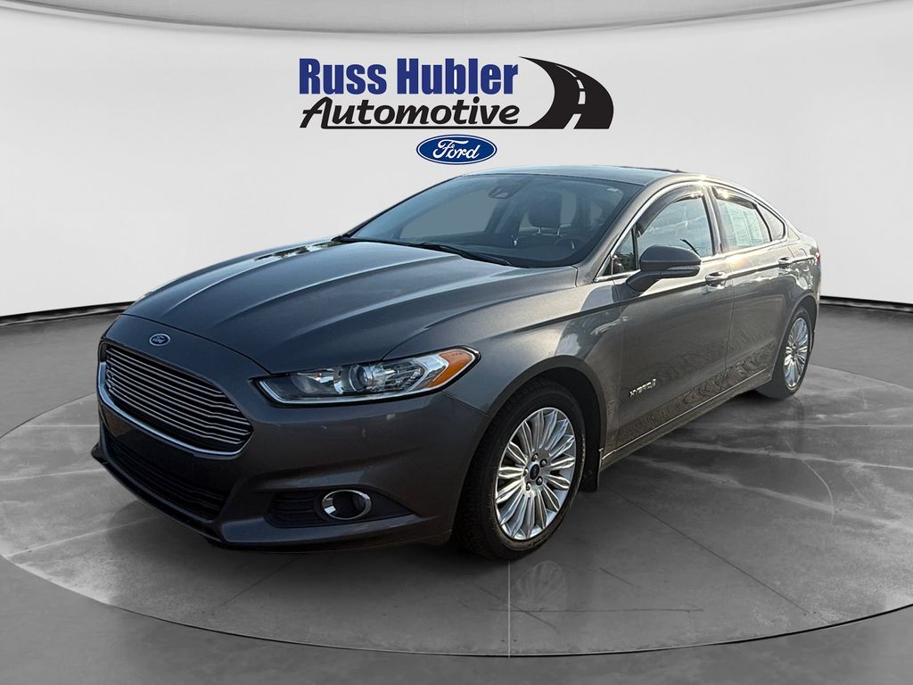 Used 2014 Ford Fusion SE Hybrid with VIN 3FA6P0LU2ER198047 for sale in Greensburg, IN