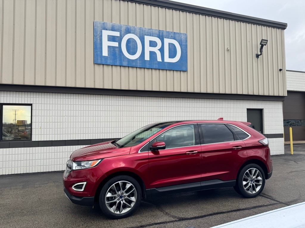 Used 2017 Ford Edge Titanium with VIN 2FMPK4K89HBB87747 for sale in Greensburg, IN