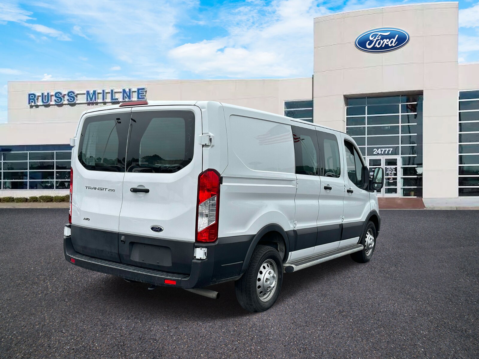 Used 2023 Ford Transit Van Base with VIN 1FTBR2Y80PKA44941 for sale in Macomb, MI