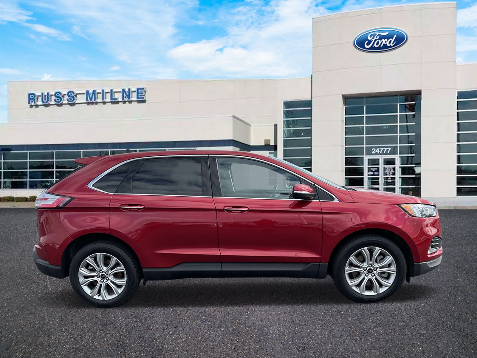 Used 2023 Ford Edge Titanium with VIN 2FMPK4K99PBA37712 for sale in Macomb, MI
