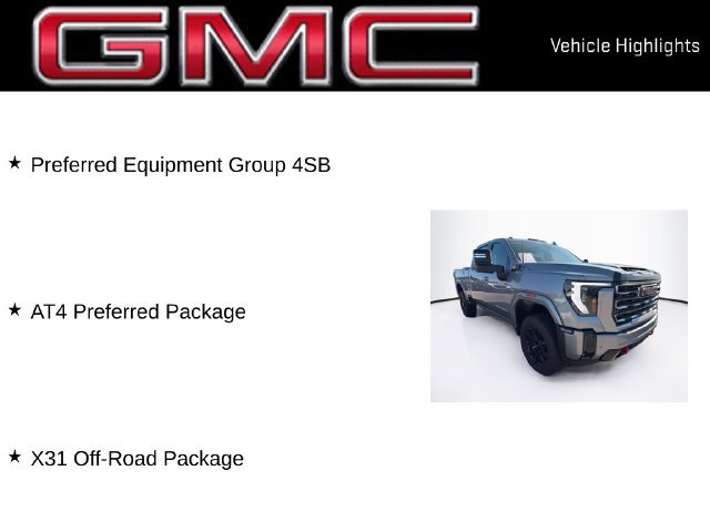 New 2026 GMC Sierra 2500 HD AT4 Truck