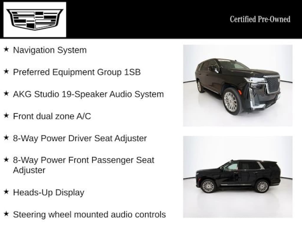 Used 2023 CADILLAC Escalade Premium Luxury SUV