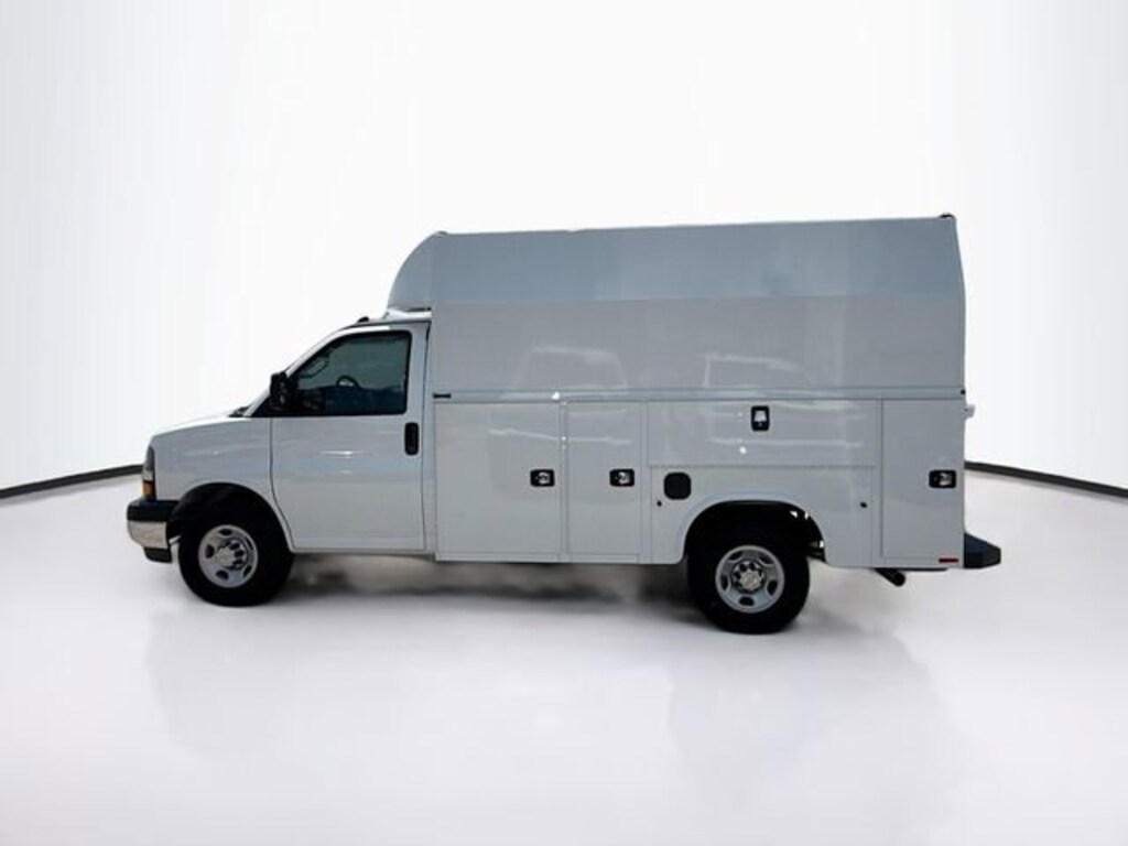 New 2024 Chevrolet Express Cutaway 3500 1 WT w/Knapheide Conversion Cutaway Van